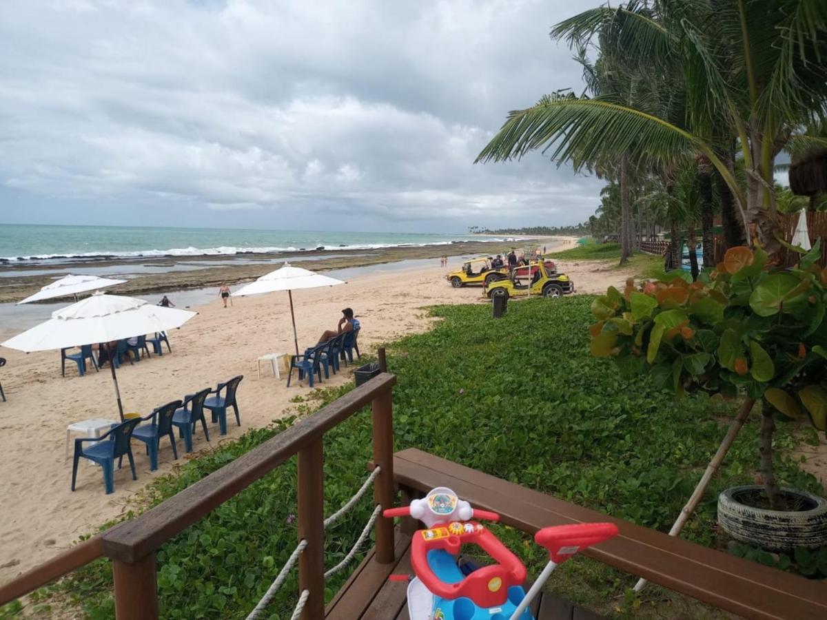 Estudio Marulhos, Varanda Com Vista De Mar E Parque Aquatico, A Beira-Mar Mar De Muro Alto, Com Wi-Fi, Restaurante, Estacionamento E A 10' De Pôrto das Galinhas Esterno foto