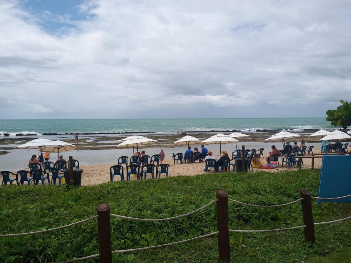 Estudio Marulhos, Varanda Com Vista De Mar E Parque Aquatico, A Beira-Mar Mar De Muro Alto, Com Wi-Fi, Restaurante, Estacionamento E A 10' De Pôrto das Galinhas Esterno foto